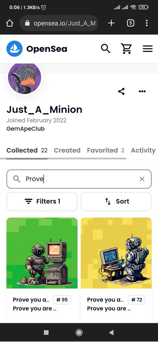 Just_A_Minion's tweet photo. @provehuman These are just amazing. With just 133 in total supply. These are just best possible NFTs i could have bought.

Thank you so much for this. I wish to get more ❤️.

https://t.co/Lof6MRBOVt https://t.co/yWsD4K8j48