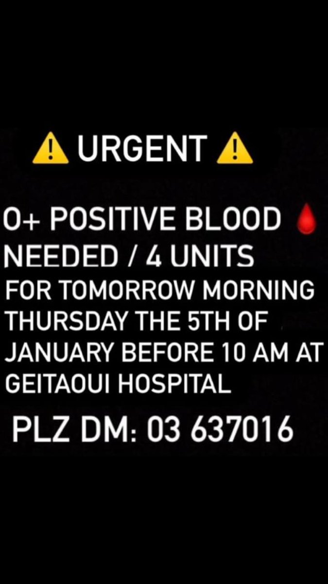 AnthonyHamawi's tweet photo. #URGENT https://t.co/R0R5OVUfoX