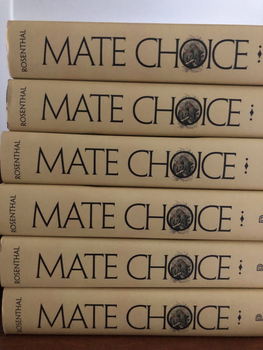 Gil Rosenthal On Twitter Had A Few Copies Of Mate Choice Stashed At