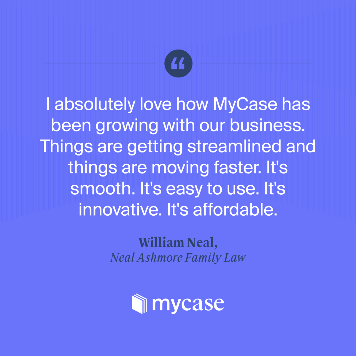 MyCaseInc's tweet photo. Legal case management software for unparalleled productivity.

Enough said!

#legaltech #mycase https://t.co/pUgqpiT8iL