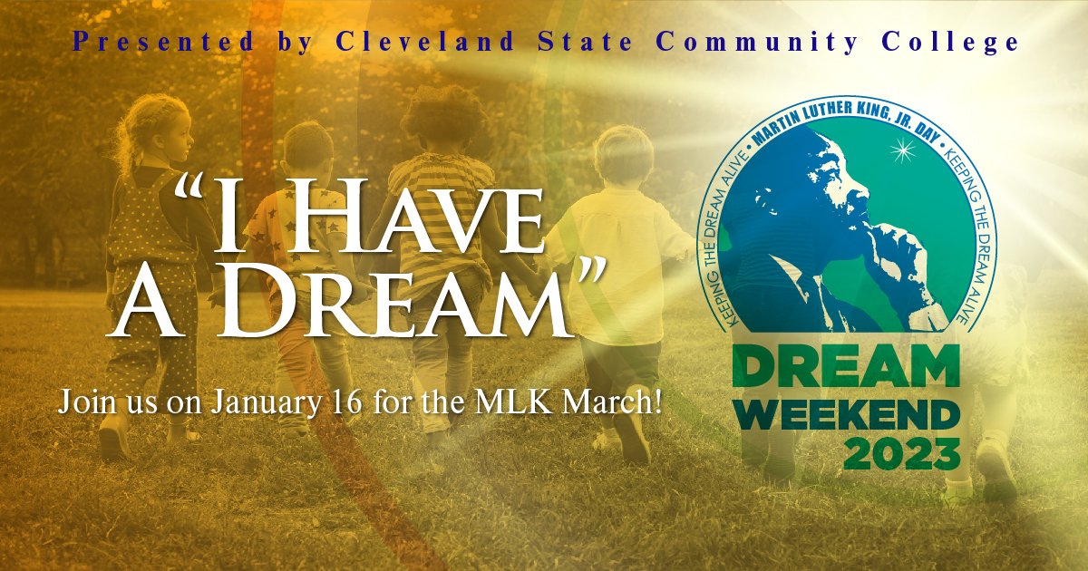 Join us for Dream Weekend 2023 in honor of Dr. Martin Luther King, Jr!
Saturday, January 14, 9:00 a.m. - Financial Empowerment Workshop - Register at 100bmbc.org
Monday, January 16, 9:00 a.m. - Unity March begins at the Bradley County Courthouse
#WatchUsWork  #MLKDay