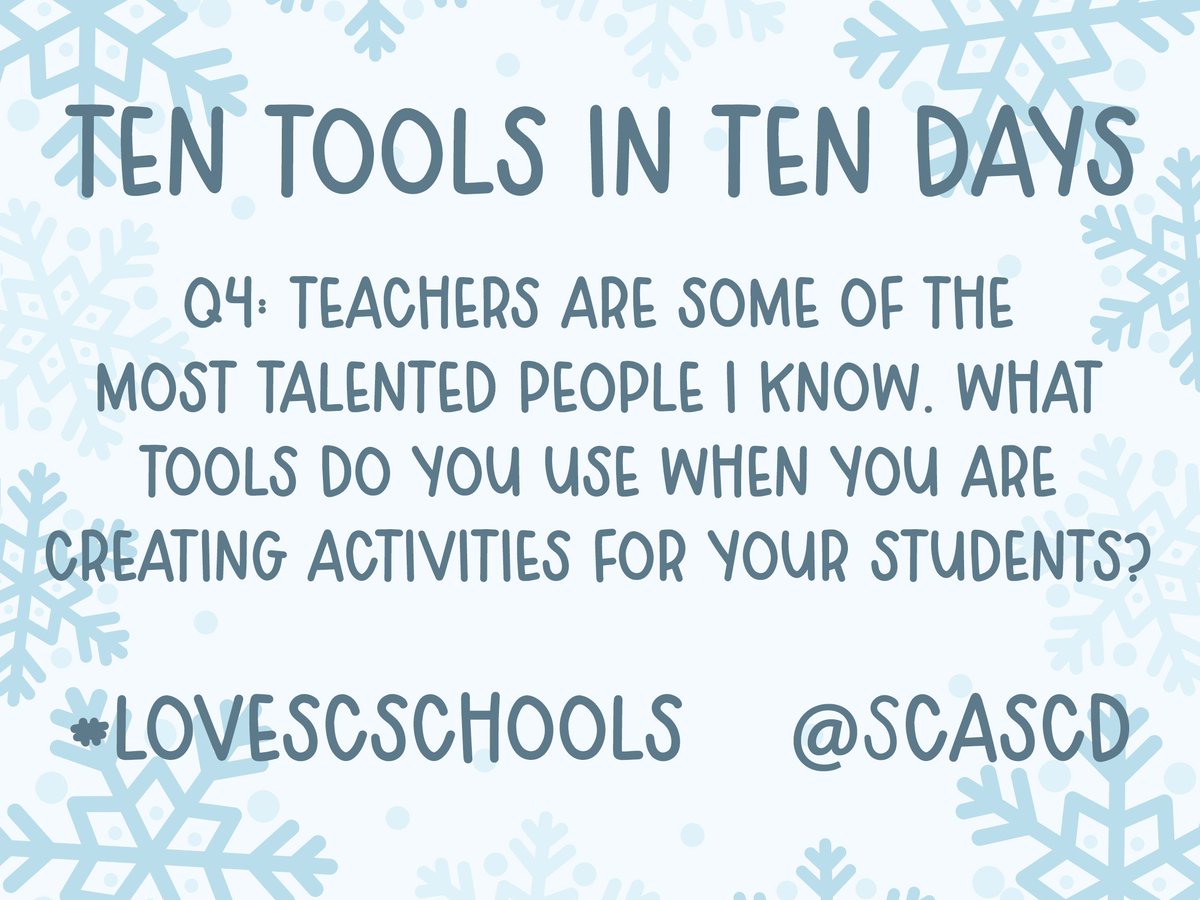 SC_ATLL's tweet photo. Day 4 of @SCASCD's  S L O W twitter chat led by our amazing Emerging Leaders! Jump in anytime to share and get new ideas to energize your classroom! Include your Answer# (A4) and tag your post with #loveSCschools and @SCASCD https://t.co/Gt9u7p2SVf