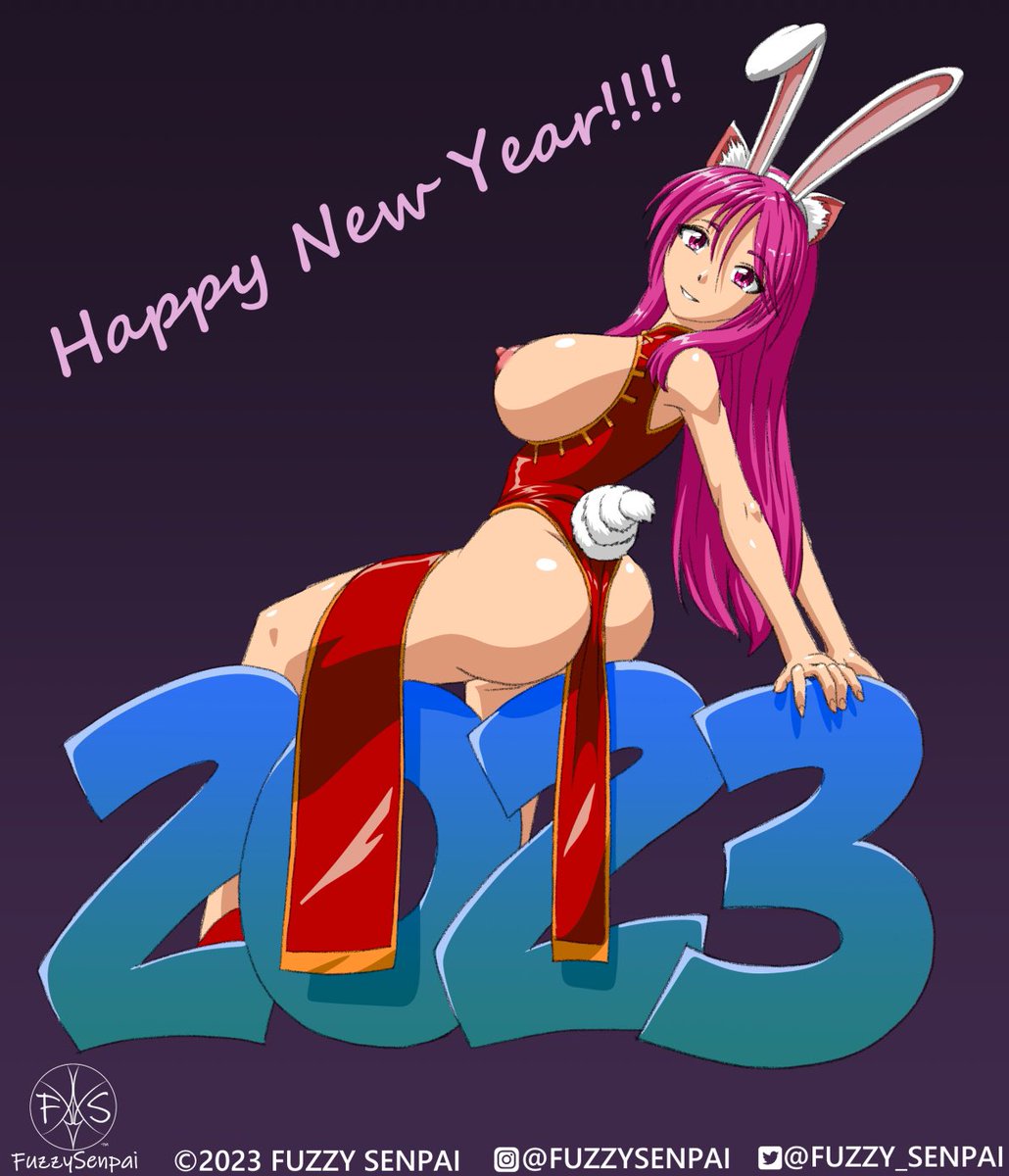 fuzzy_senpai's tweet photo. Happy new years all!
#NewYear2023 #2023 #art #hentai #YearOfTheRabbit #catgirl #kyoko https://t.co/xZB8hbofaV