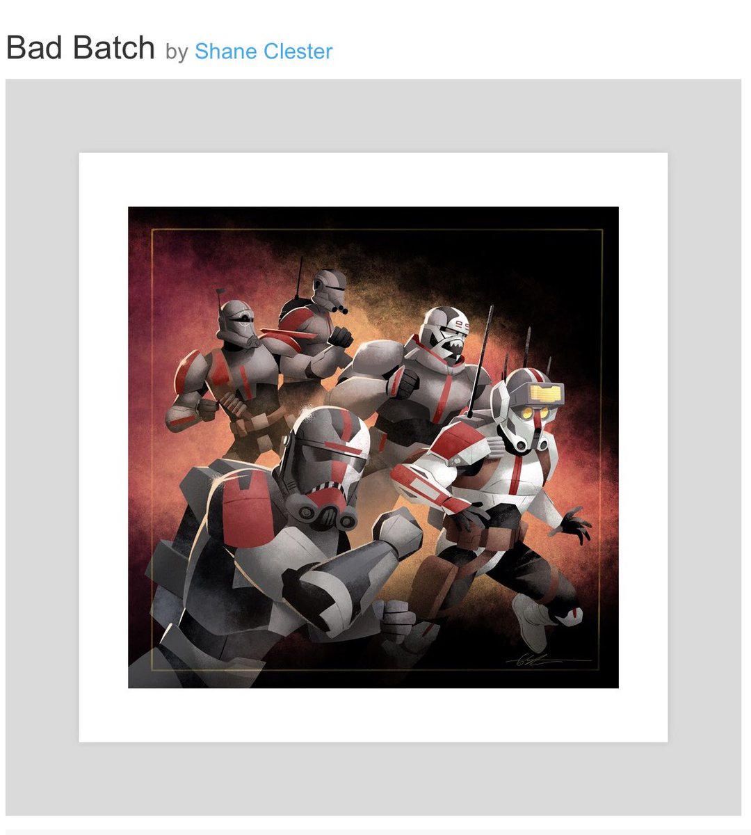 Season 2 of #starwars #badbatch out today so I added a new print to commemorate. 

inprnt.com/gallery/shanec…