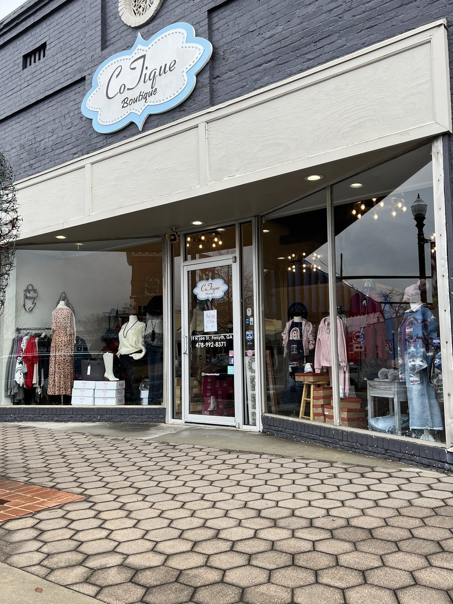 Cotiqueshop's tweet photo. Happy Wednesday!!
The rain has finally left for a bit. Come on by and check out all the things in store!
#storefront #forsythga #localshop #shopsoon https://t.co/F3H7kU4hoA