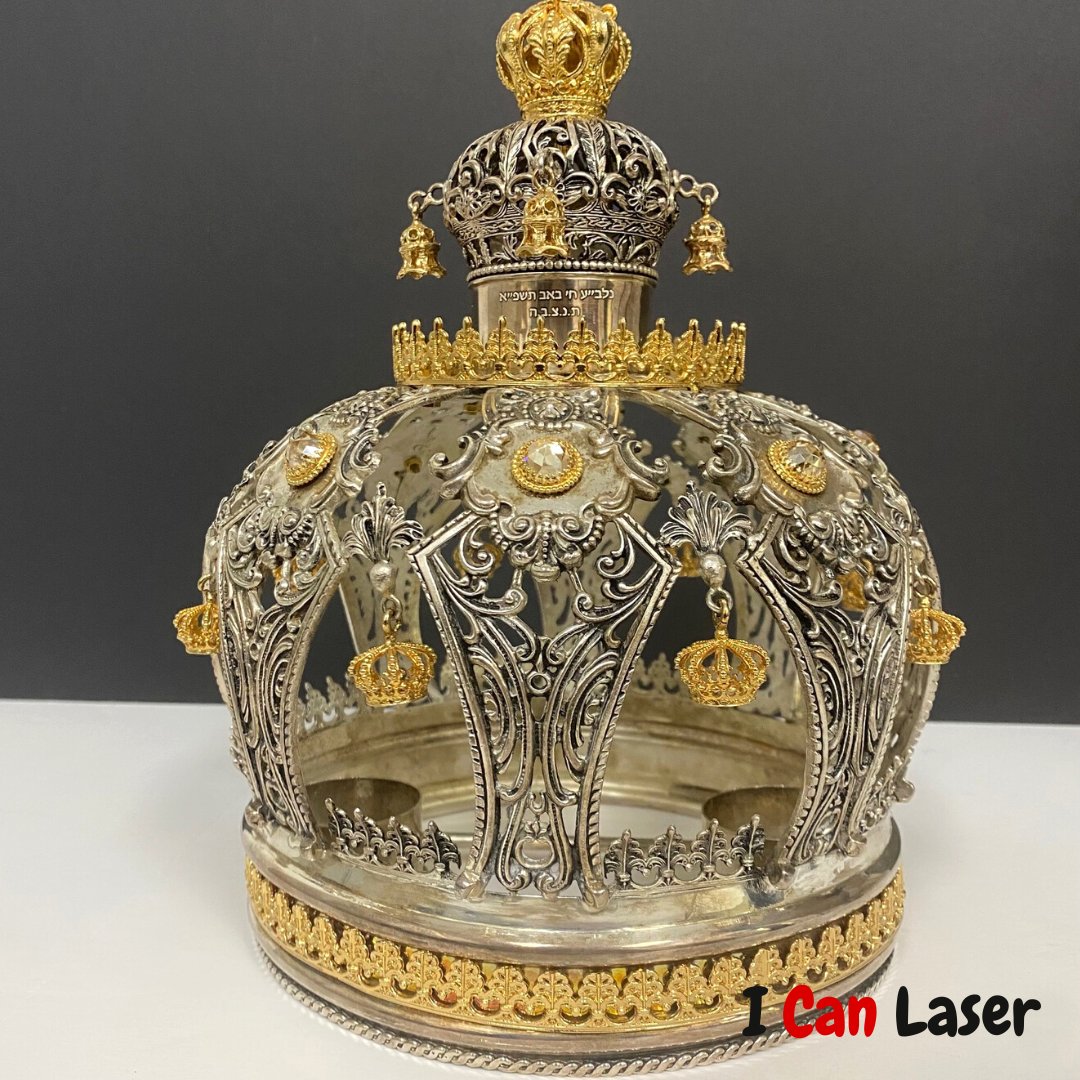 IcanLaser's tweet photo. Engraving on a crown. 
#crown https://t.co/j2gbqydcRj