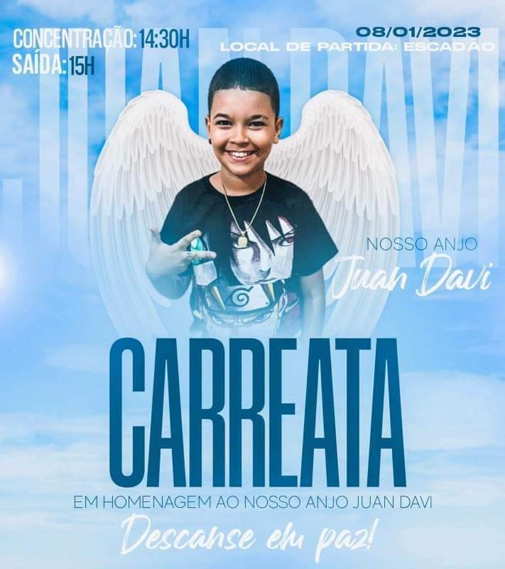 Carreata Do Meu Primo Domingo Rapaziada Meu Filhote Última homenagem a Ele😭😭😭🖤🖤🖤🖤 Domingo as 14:30H Dia 08/01/2023
Te amoooo Primo ❤️❤️❤️❤️⭐⭐⭐⭐