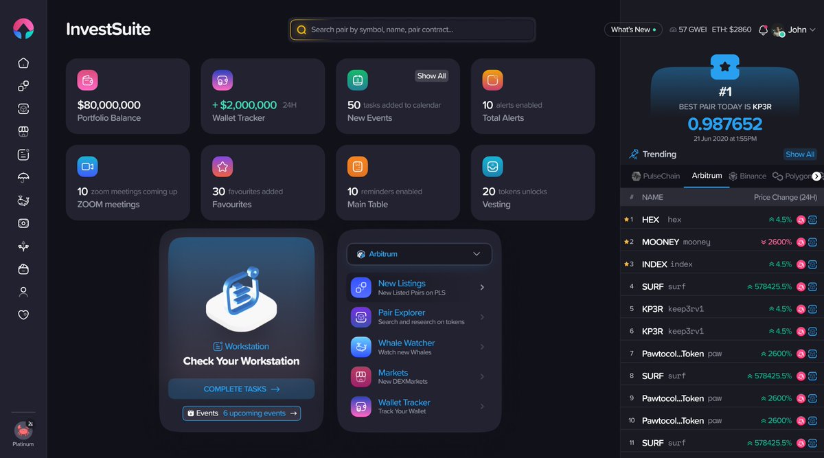 vybesfun's tweet photo. @arbitrum UI design is now completed for all pages. We expect to have full integration of this chain by the 14th of Jan. The $ARBI community can now join the $INVEST community! https://t.co/ErvPhgjCAk https://t.co/nVUIs5AiYv