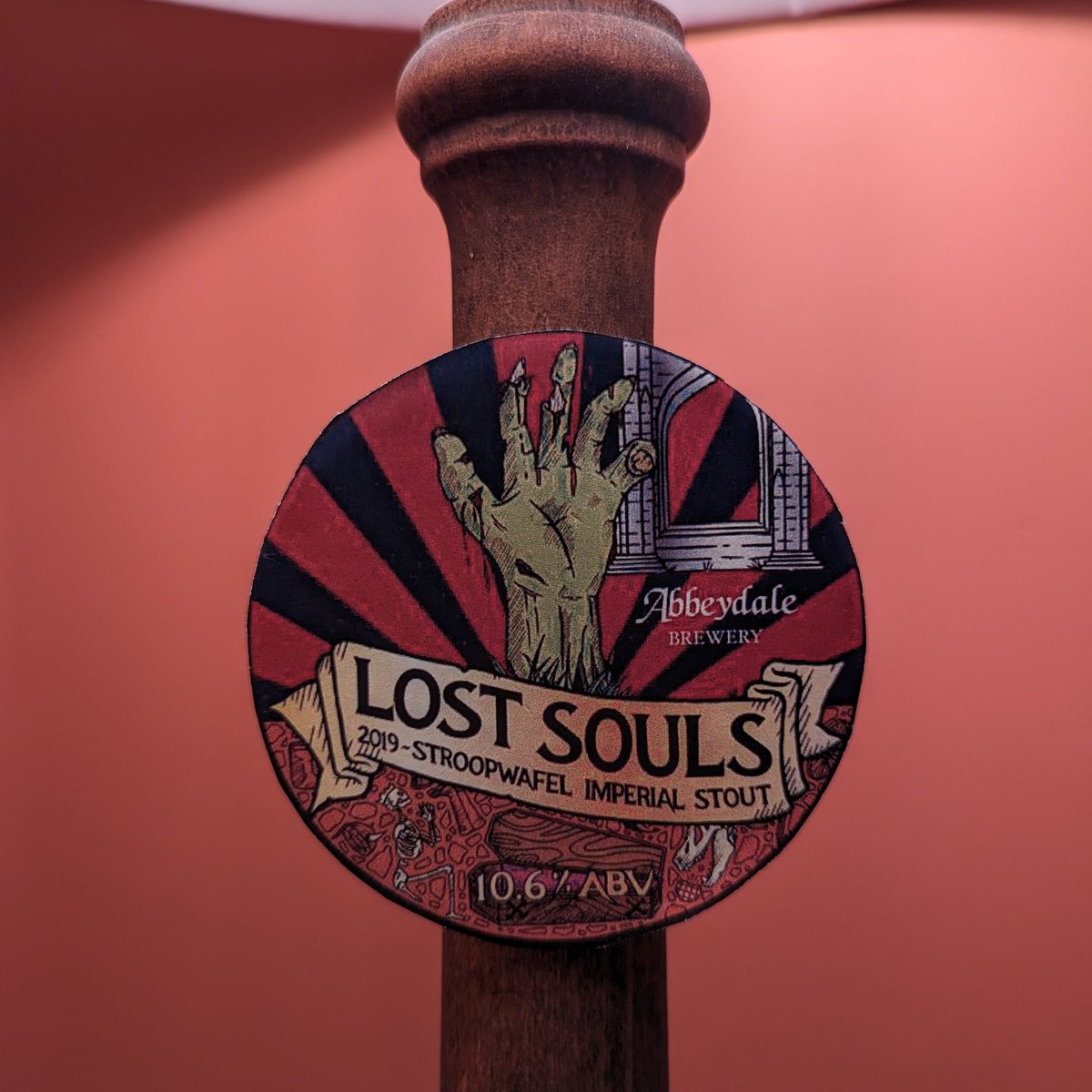 Only 4 day until we're back, and 2 more beers to show you.

<a href="/AbbeydaleBeers/">Abbeydale Brewery</a> 's Lost Souls 2019 Stroopwafel Imperial Stout. a 10.6% beer, with a subtle cherry taste.

#imperialstout #CraftBeer #EscapeTheChaos