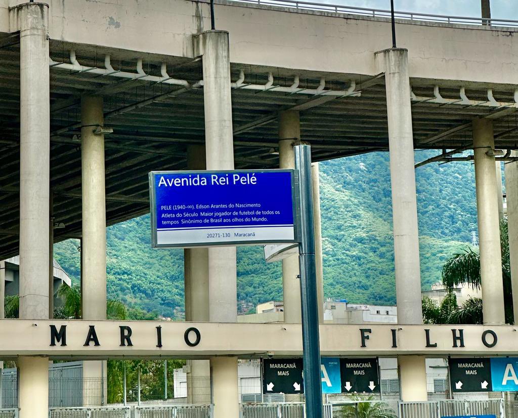 eduardopaes's tweet photo. Agora é oficial!  Avenida Rei Pelé! https://t.co/aWOnFKExls
