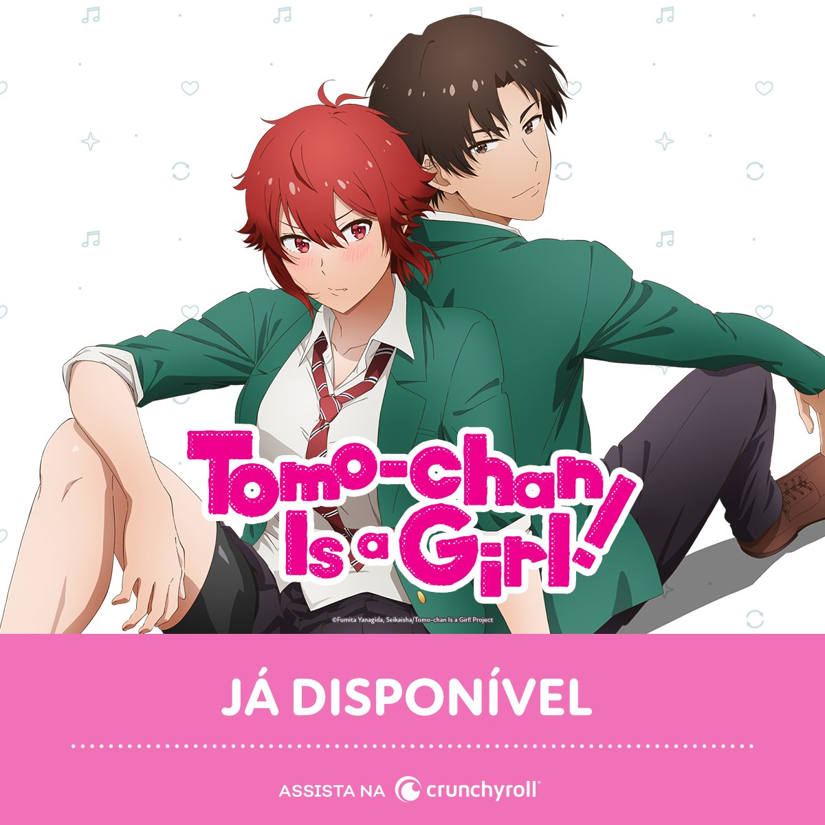 Crunchyroll Brasil ✨ on X: É AMANHÃ, MEU PARÇA! 👊 Tomo-chan Is