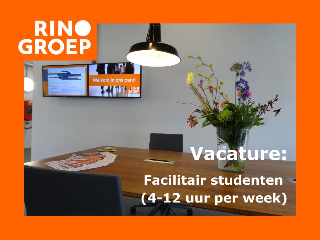 #Vacature: Ben je op zoek naar een leuke #bijbaan naast je studie, waarbij je de opleidingswereld vanuit het #ggz werkveld leert kennen? De RINO Groep is op zoek naar #facilitair medewerkers: rinogroep.nl/pagina/739/vac…