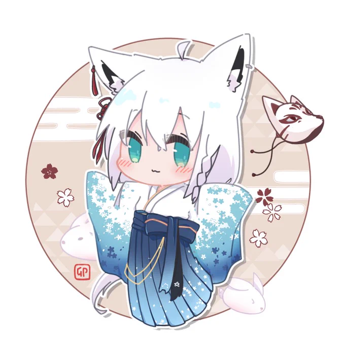  あけましておめでとうございます #絵フブキ 