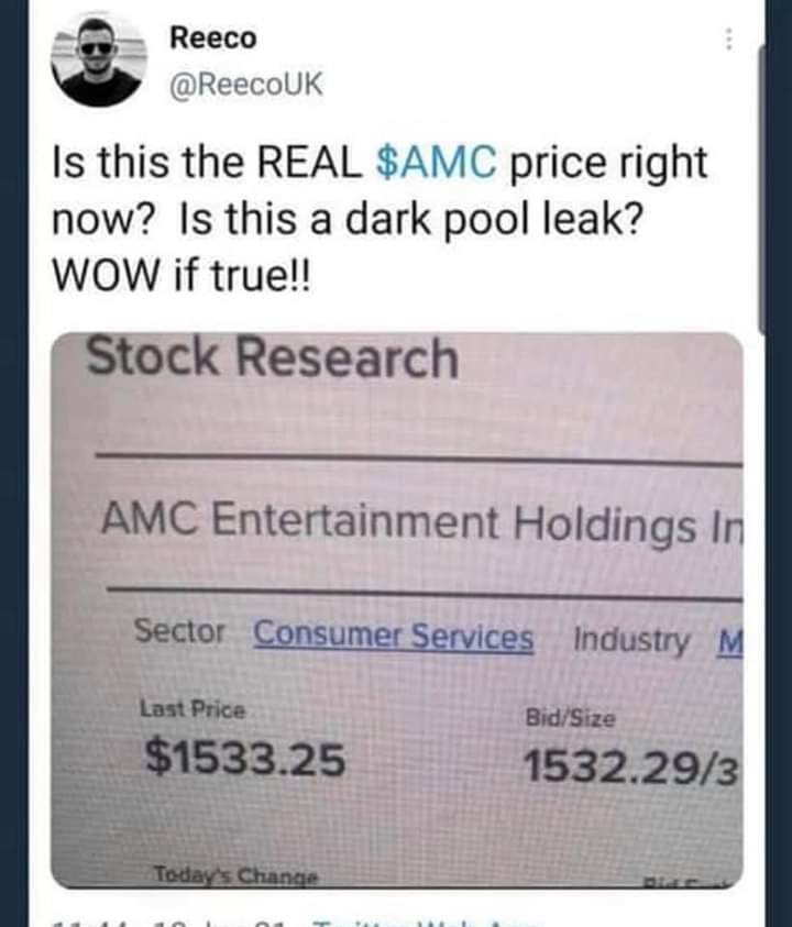 OrrShayne's tweet photo. Not selling until I see these prices.
#AMCtothemoon #AMC #APE #amcshortsqueeze #AMCNEVERLEAVING #AMCTheatres https://t.co/Gs0jCm9cFp