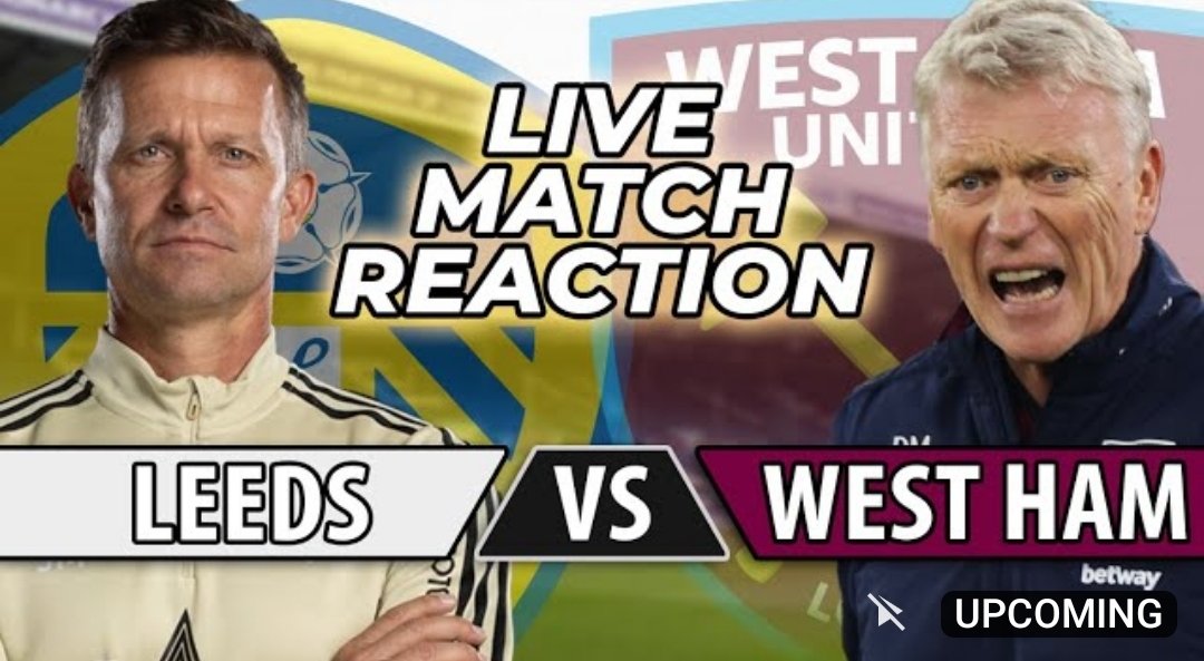 West Ham Fan TV on Twitter "Leeds vs West Ham Live Watchalong Watch