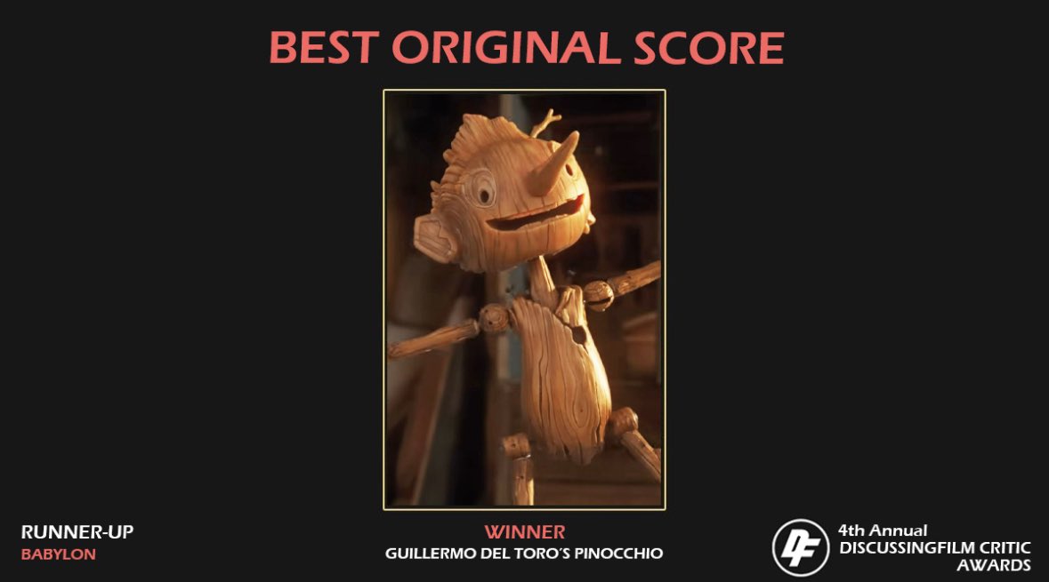 DiscussingFilm on Twitter "‘PINOCCHIO’ wins Best Original Score at the