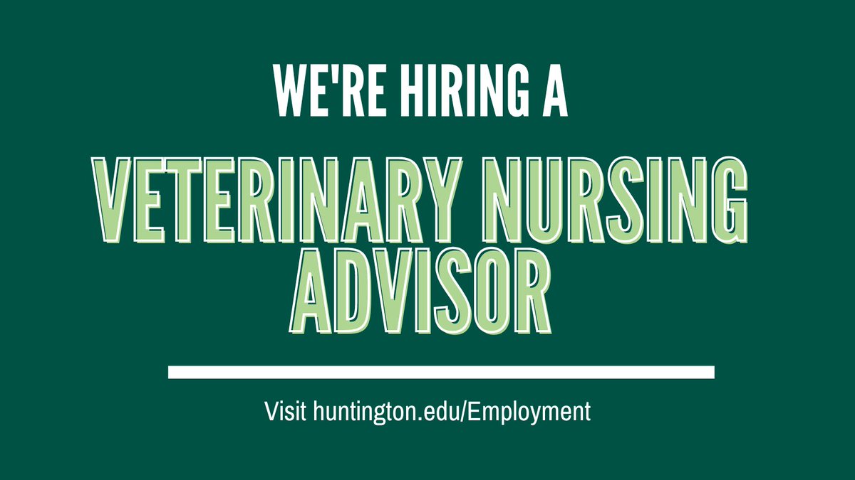 With the launch of our new dual degree in Vet Nursing + Animal Health, we are looking for someone to join our team! Will you join us?