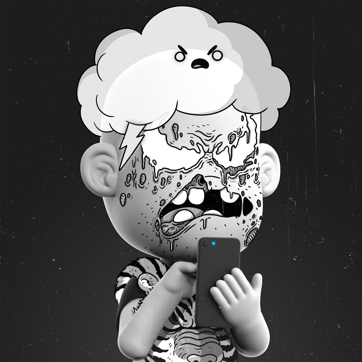 Something is happening! Stay away from that blue light!

First genzee with Zombie Spiritz 
opensea.io/assets/ethereu…