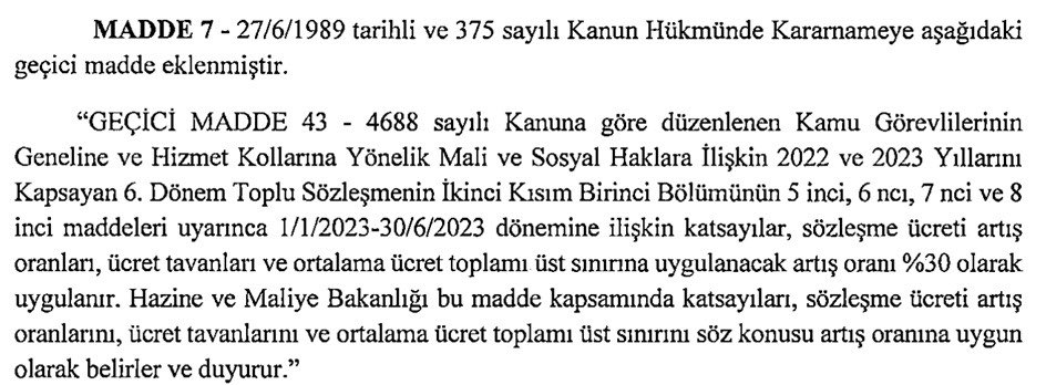 _aliyalcin_'s tweet photo. %16,48 Zam ve %13,52 Refah Payı İçeren Kanun Teklifi Meclis’te

1-Konfedersayonumuzun mücadelesi sonrası bir kez daha revize edilen, kamu görevlileri ve emeklilerin maaş ve ücretlerine %30 artış sağlayacak "Sosyal Sigor. ve Gen. Sağ...375 S. K.H..." Kanun Teklifi, Meclis’e geldi. https://t.co/MdV7POURee