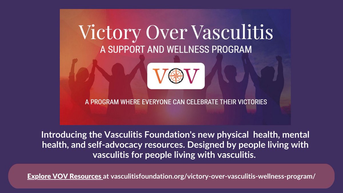VasculitisFound's tweet photo. Explore the VF's new support and wellness resources at https://t.co/wvR6BRWSZr https://t.co/xQyyLmRF6h