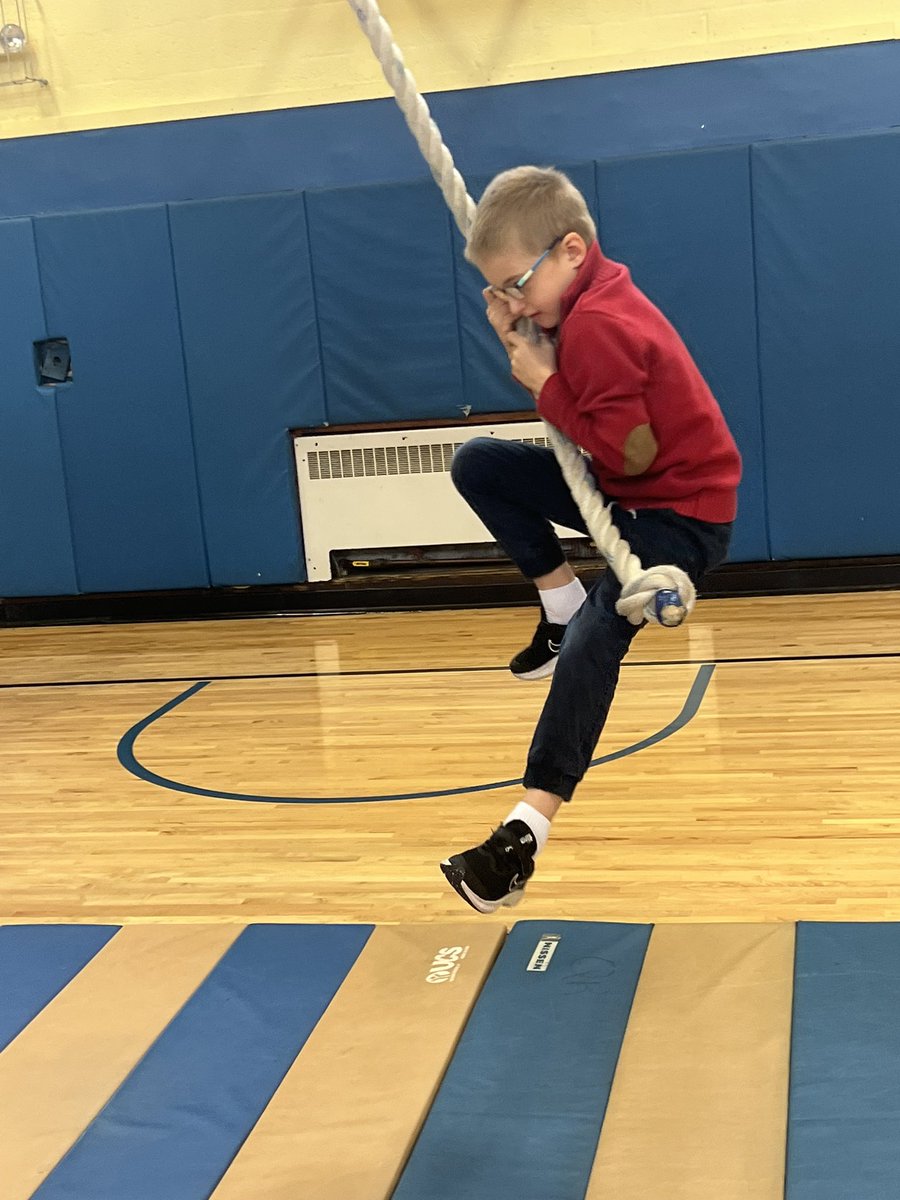 QRS_Smith's tweet photo. The new unit in P.E. Is a hit with our 3rd graders! Wow, they are amazing climbers! #qrspride https://t.co/UXMrGhvvka