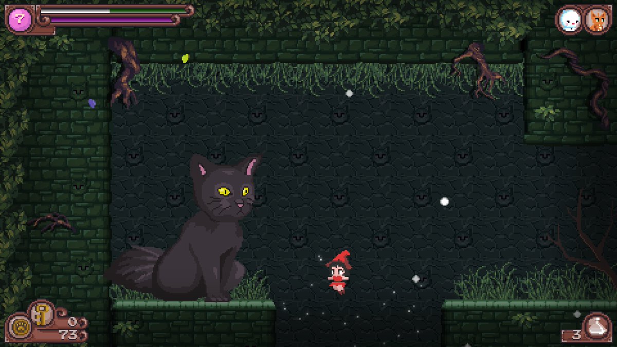 aju_next's tweet photo. #PS5Share, #Catmaze
正直舐めてた!神ゲーすぎてぶっ通しでプラチナまでやっちった😼
ゲームバランスが半端じゃなく良い!メトロイドヴァニアって行動範囲が増えてく過程が醍醐味で一番好きなとこなんだけど、そのテンポが心地良くてやめ時がない!
シナリオも良いし、ドットのビジュアルも良い! https://t.co/Be7pnwn62n