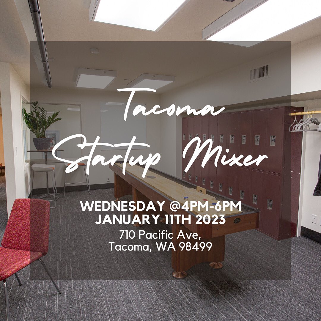 TractionSpace's tweet photo. We have partnered with WTIA and Startup253 to host a mixer/networking event at our NEW location on Pacific Avenue. The event is on Jan. 11th from 4pm to 6pm. If you’re interested in attending you can register at the Eventbrite link in our bio. We look forward to seeing you there! https://t.co/ba25luch2J