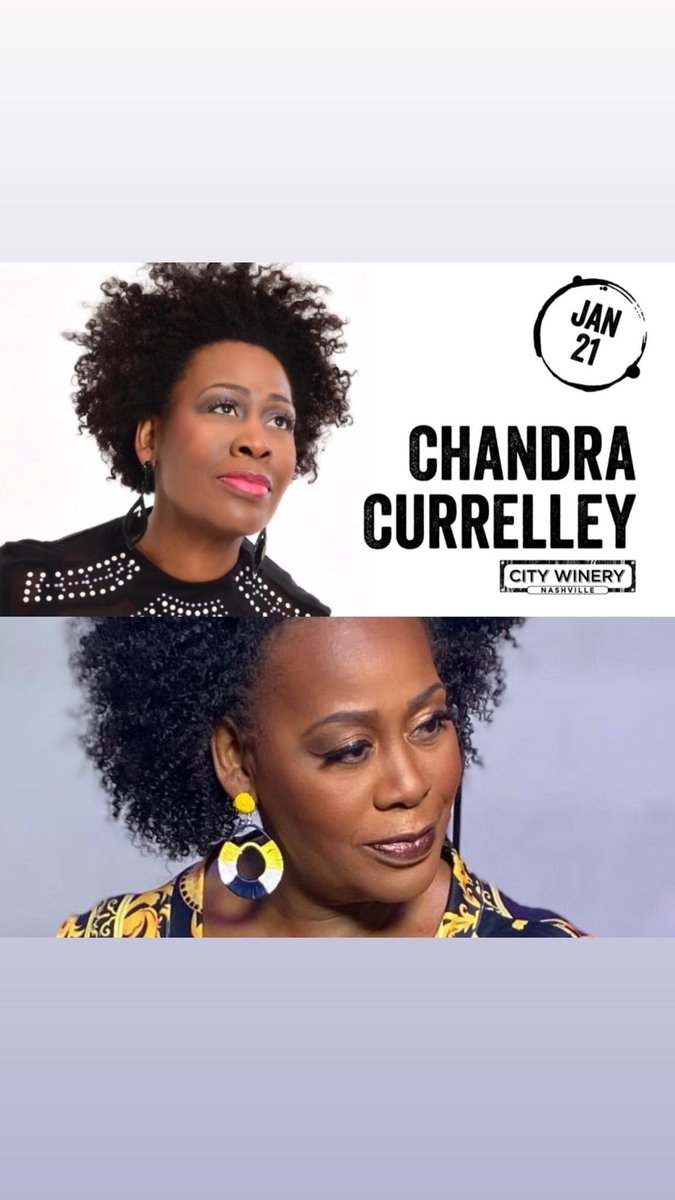 Kpattpr's tweet photo. CHANDRA is the former lead singer of  The legendary recording group The S.O.S. Band. Today you may recognize her on BET+ Dramedy  “Bruh” she portrays the over-the -top “Alice”. 
She will be performing at City Winery Nashville on January 21st. Get your tickets now #everythingmusik https://t.co/kG7bOLiYaC