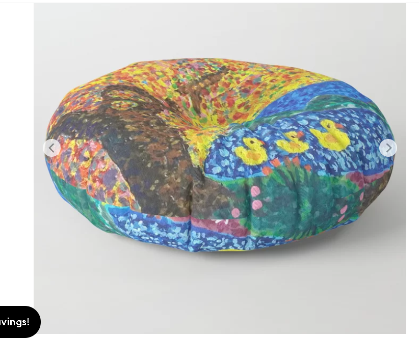 RichcSun's tweet photo. #Society6max #painting #yellowduck #spring #painter #society6 #floorpillow New Floor pilliow @ https://t.co/h3pe8PDs5b https://t.co/zZHZHVb3IM