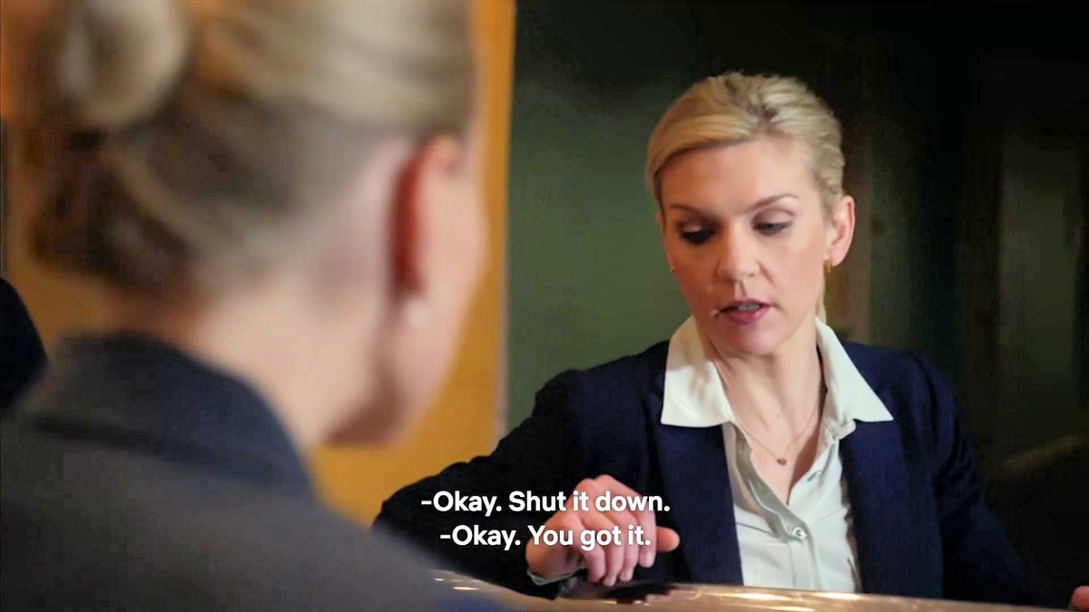 relive_bbbcs's tweet image. First and last appearance of Kim

#bcs109 #Pimento
- Okay. Shut it down. Okay. you got it.
- Take the deal.

#bcs110 #Marco
- Hey. What&apos;s up
- I&apos;ll see you then.

#BCS_First_Last #BCS_First_Last_Kim #BetterCallSaul