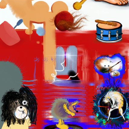 gypsielou's tweet photo. New favourite project: #DAILYAMBIGUITY
A collab between @ilan_katin & @OpenAI's DALL-E.
Recipe: Take one frame from a #DAILYSPEED animation and feed the image and some of its description's keywords into DALL-E and mint the result using @poexyz on @PalmNft. https://t.co/Xl03ajD9Os
