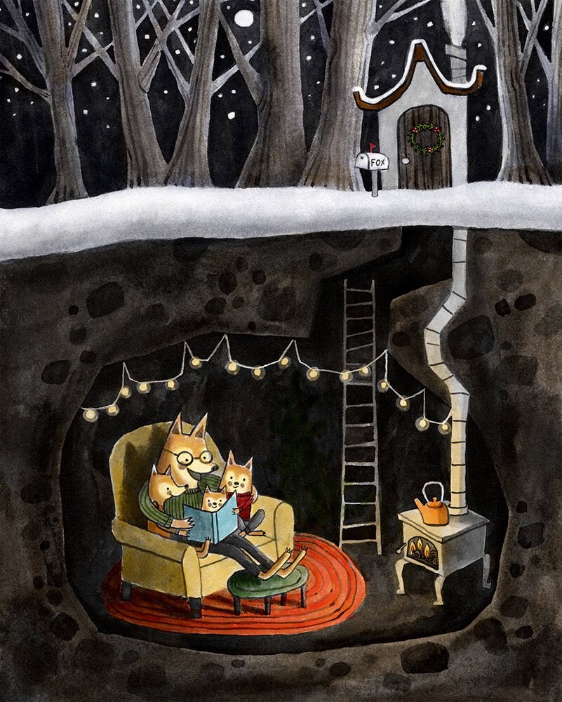 emjanerothwell's tweet photo. I just popped by to wish you all a cozy evening. I’ve been offline a few days, but I’ll reply to your kind notes this week -sorry for the delay. Stay cozy &amp; hugs to you all in this New Year ❤️❄️✨
(Art by Deborah Hocking) https://t.co/IiFpUVBN36