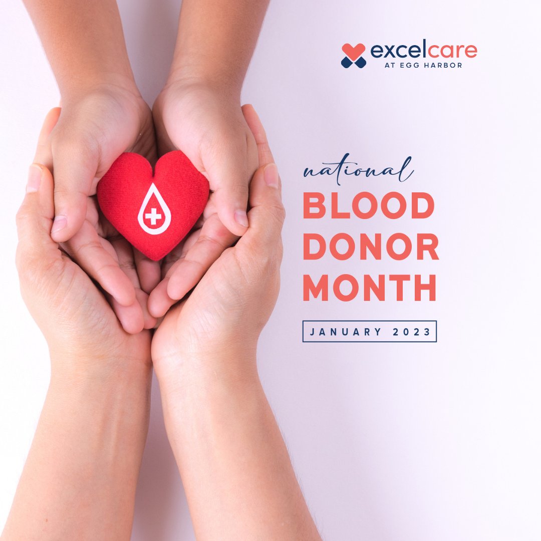 ExcelEggHarbor's tweet photo. During National Blood Donor Month, we should make a difference in someone's life by donating blood when we can. This month, let's come together and ensure that we do our part by spreading awareness and using this day as an opportunity to save more lives. https://t.co/iMriSOQL8G