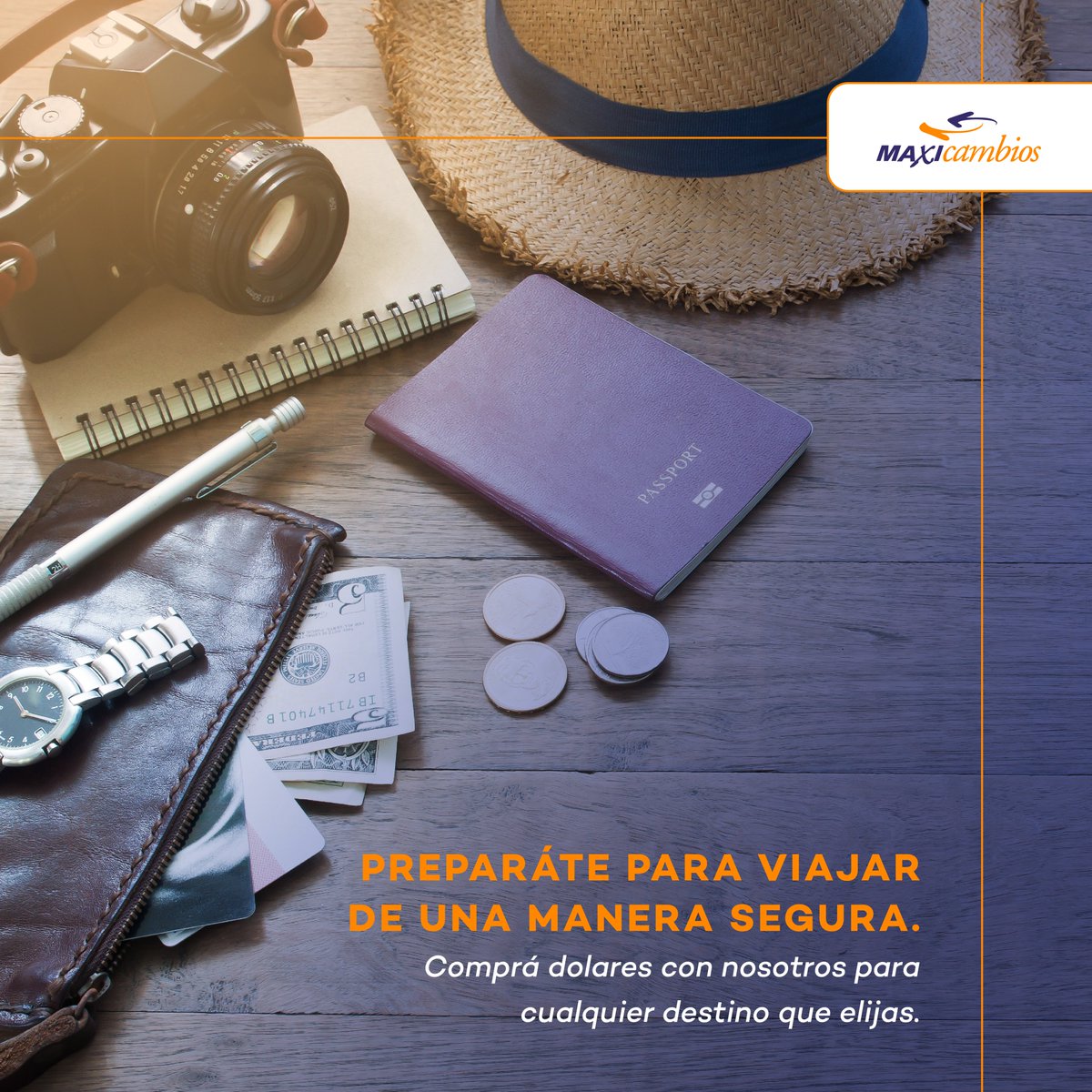 maxicambios's tweet photo. #MaxiTips ‼️
Te sugerimos llevar dólares además de la moneda del país del destino al que viajes.
El dólar es una moneda universal, recibida en prácticamente todos lados, y que en algunos destinos el tipo de cambio favorece cualquier compra. https://t.co/ibuhInmk5w