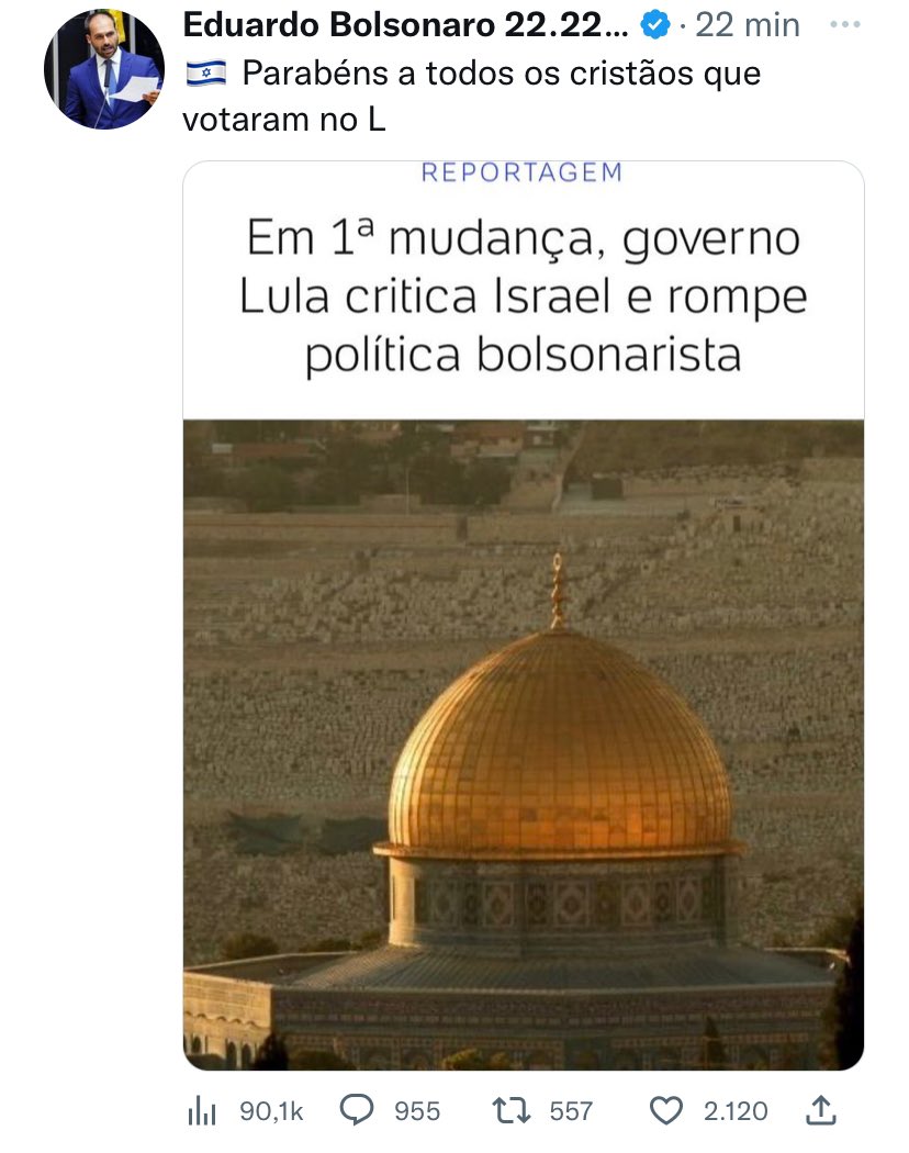 SanaudJuventude's tweet photo. Enquanto Eduardo Bolsonaro publicava isso, mais um cemitério cristão em Monte Sião (Jerusalém) foi depredado e teve suas lápides destruídas por fundamentalistas sionistas. Felizmente, cristãos orientais não têm esse fetiche 🇮🇱 que alguns ocidentais parecem ter. https://t.co/cjXXNdzrk0