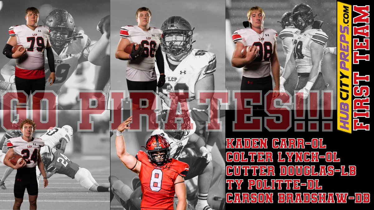 FootballLCP's tweet photo. Proud of these Pirates and their being recognized by @HubCityPrepsLBK. @806hsscmedia @pixel5_ @806pics @arielle_schafer @pchristy11 @_laurencottrell @AthleticsLCP @LCISDlchs https://t.co/cCkoXn3bCq