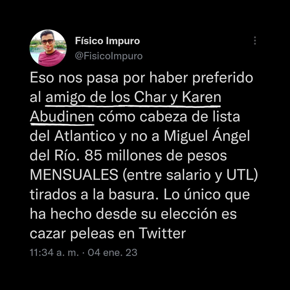 OtraPreguntaA's tweet photo. Físico Impuro no miente cuando dice que el petrismo se alió con amigos de Abudinen.

De hecho, acaban de crear un consulado honorario en Salvador de Bahía, solo para dárselo a Diana Quintero Stiles, cuñada de Mauricio Valdeblánquez, asesor de la ministra durante el escándalo. https://t.co/MHkYfVZ7V7