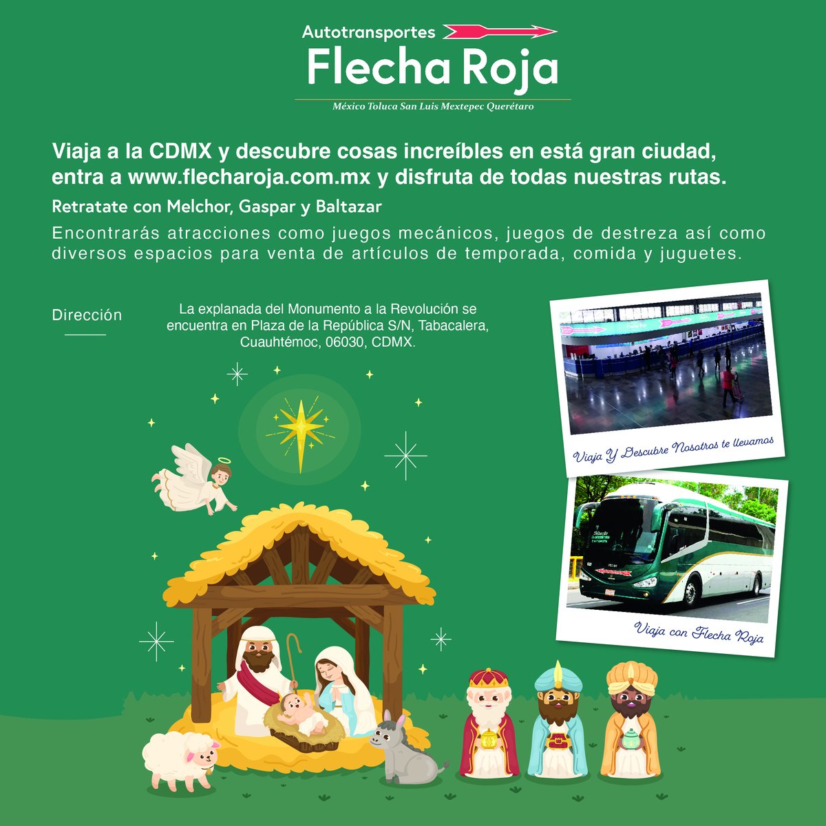 AmigoFR viaja a la CDMX y disfruta de este evento antes de que pasen las fechas.
flecharoja.com.mx