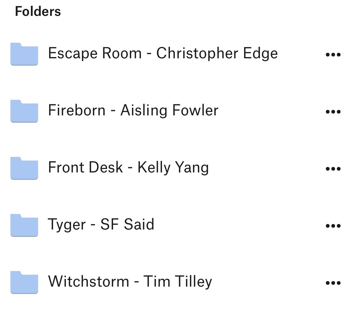 checkemoutbooks's tweet photo. Just updating my Y5 Dropbox to include more whole class reading resources:
📖 Escape Room
📖 Fireborn
📖 Front Desk
📖 Tyger
📖 Witchstorm
There’s a vocab pre-reading activity then questions to support the text &amp; sometimes another VIPERS task too 
https://t.co/fJlllYIdHp https://t.co/yBqfKoErQQ