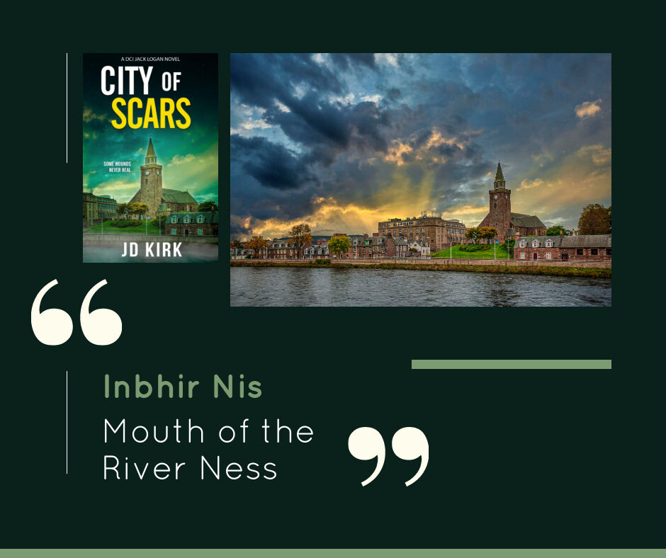 DID YOU KNOW? The name Inverness comes from the Scottish Gaelic 'Inbhir Nis', meaning 'Mouth of the River Ness'! (Which also happens to be pictured on the cover of 𝘊𝘪𝘵𝘺 𝘰𝘧 𝘚𝘤𝘢𝘳𝘴.)
#NationalTriviaDay #Scotland #Inverness