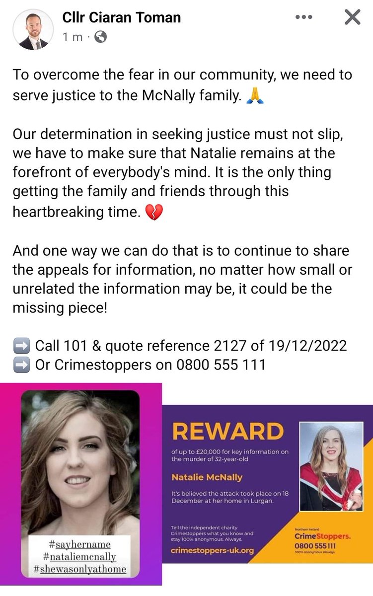 CToman19's tweet photo. Her name is Natalie and #shewasonlyathome 💔 https://t.co/5RSVTTlYJM