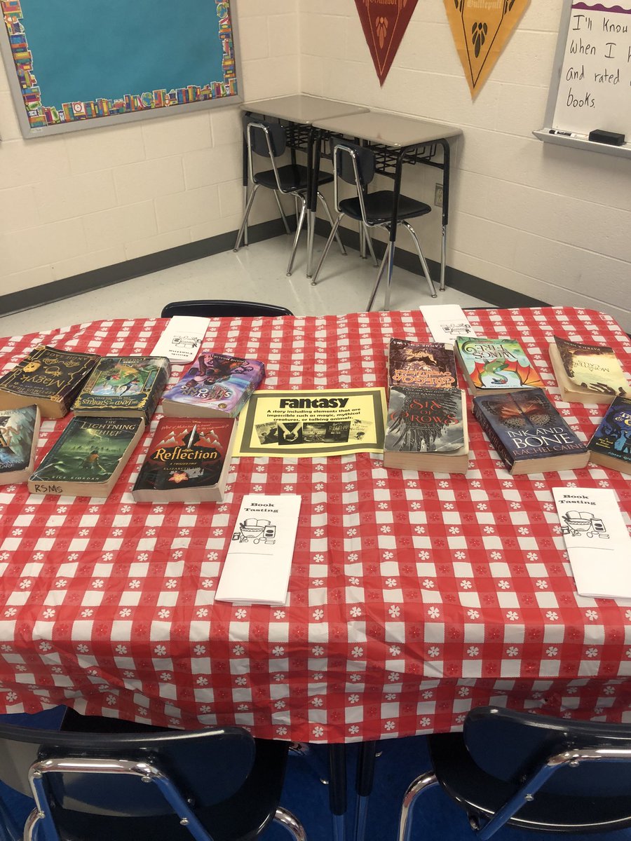 No better way to start back from break than a book tasting!