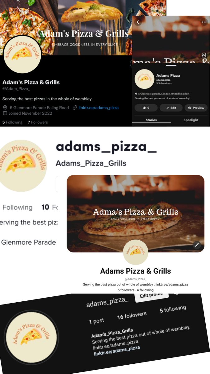 Adam_Pizza_'s tweet photo. Hello everyone! Make sure to check out for new events and deals on these platforms.

#pizzatate #yummypizzas #bestintown #cheesy #deliciousfood #pizzafans https://t.co/yoC1sMHrkH
