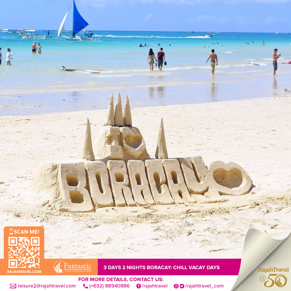 High tides and good vibes! #Boracay 😍🏝🇵🇭

✅3D2N Boracay: Chill Vacay Days
👉bit.ly/38V6RrJ

#BoracayIsland #Beach #KeepTheFunGoing
#ItsMoreFunInThePhilippines #SafeTripPH 
#RajahTravel #Travel #KAbyahe