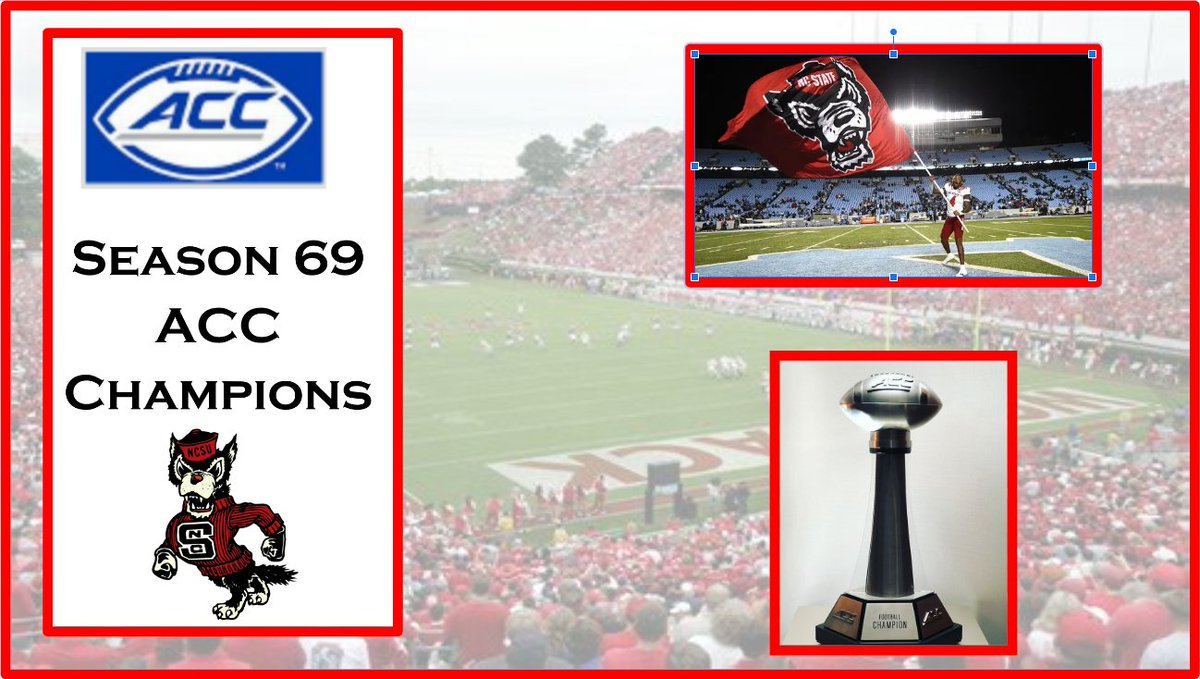 ACC_RBCDL's tweet image. S69 ACC Playoff Highlights:
- Odd round 1, as 3 teams go on holiday break early

- Miami shows up and advances to their 5th title game, while NC State reaches #12. 

- The Wolfpack take care of business, winning their 3rd ACC title and 1st in 5 seasons!

Congrats @RetroWolfpack!!