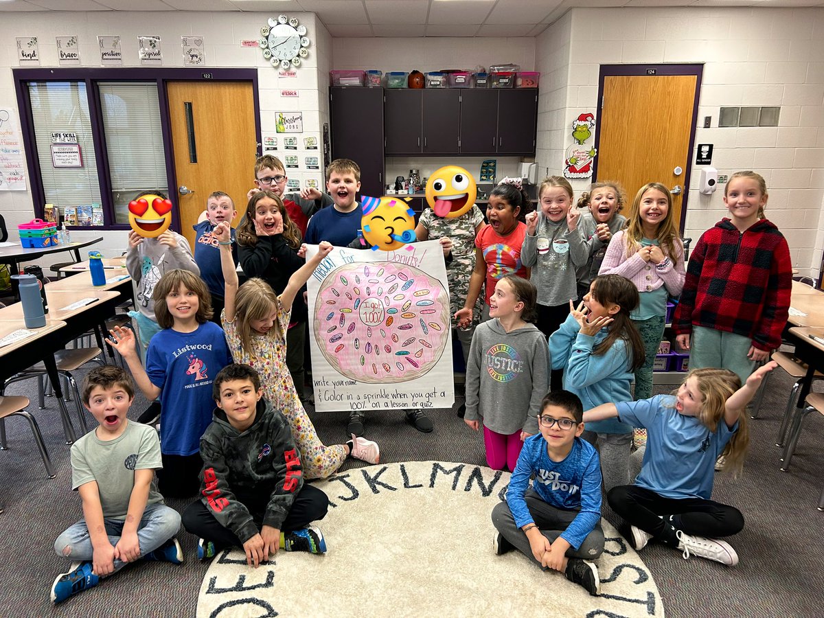 New Years is usually a time to set goals, but these third graders are already achieving theirs! We set a goal of scoring a 100% on 50 iReady quizzes and we did it!! So proud of these goal getters!