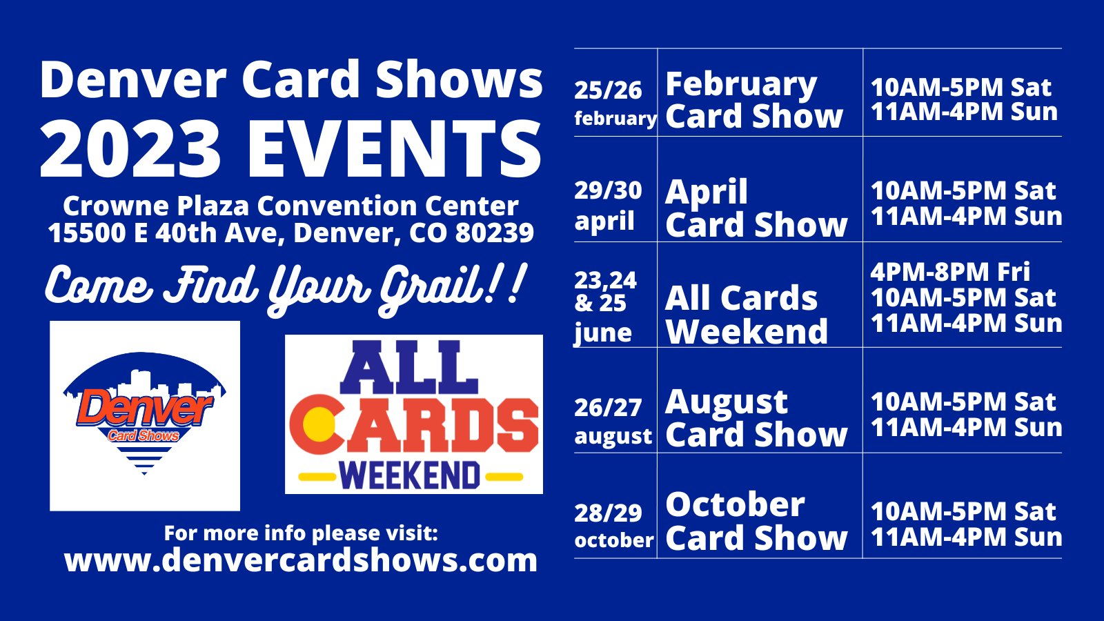 Jon Scanlon (denvercardshows) / Twitter