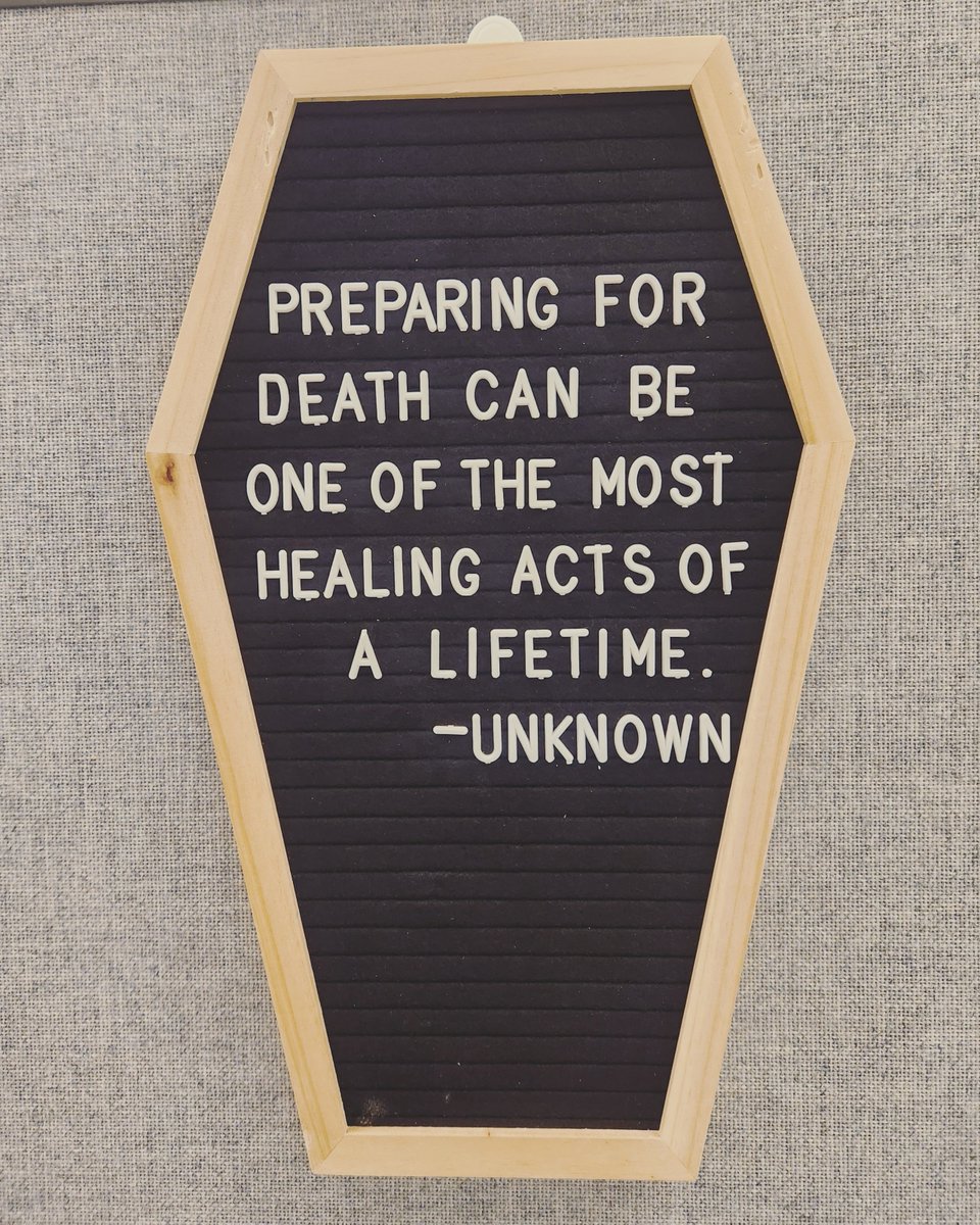 This week's quote is up on my cubicle. #deathwalker #DeathDoula #pcsw #PalliativeCareSocialWork #hapc Quote found via Distant Shores Deathcare, unsure if an original quote