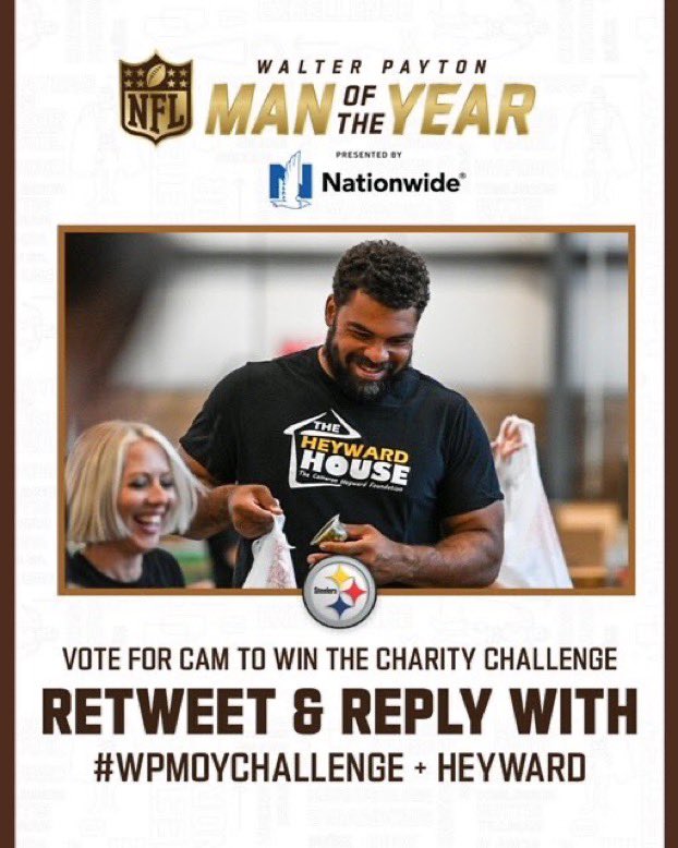 NealCoolong's tweet image. #Steelers Cam Heyward is a worthy recipient of this incredible honor. 

To vote, RT this tweet &amp;amp; reply with:
#WPMOYChallenge  Heyward
#WPMOYChallenge  Heyward
#WPMOYChallenge  Heyward
#WPMOYChallenge  Heyward
#WPMOYChallenge  Heyward
#WPMOYChallenge  Heyward