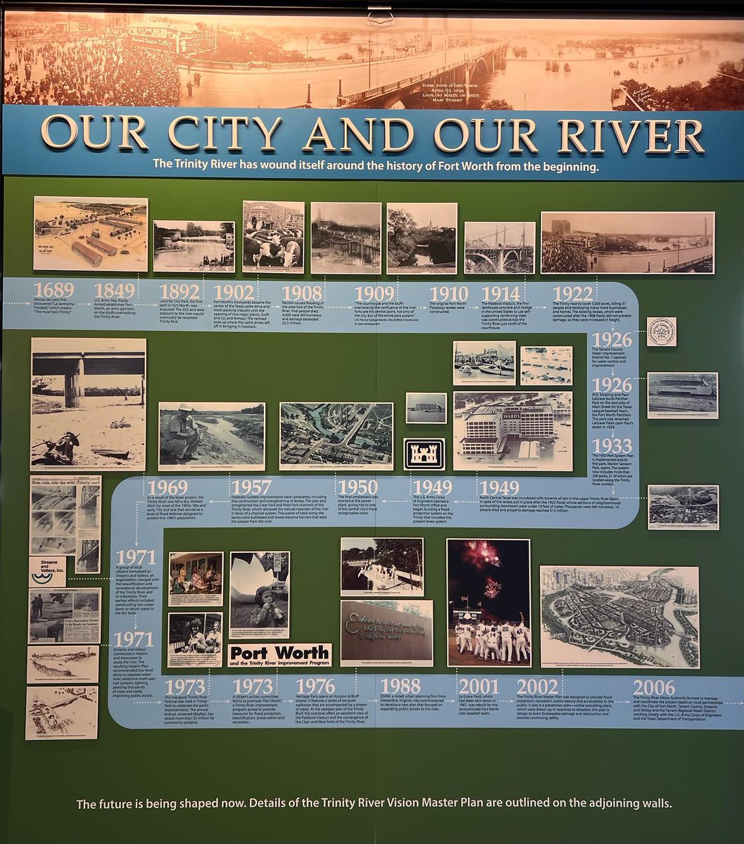 Visit our Education Center, located conveniently in Downtown Fort Worth, to learn more about the Central City Flood Control Project through interactive displays, project timeline, videos and more!

Stop by today☀️